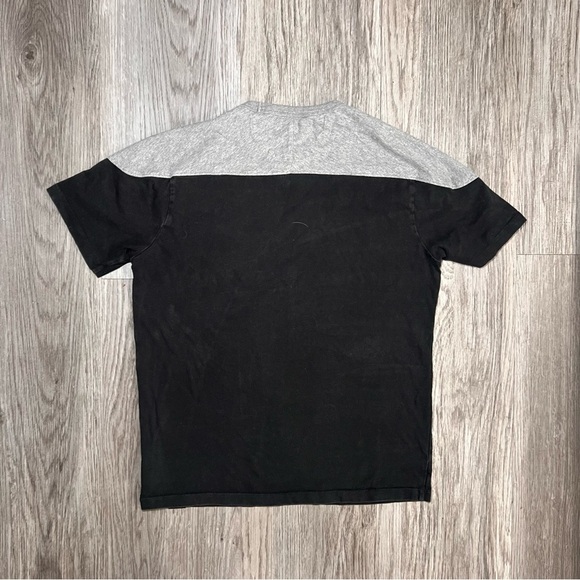 American eagle Black and Gray Colorblock T-Shirt men small - Picture 3 of 3